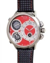 Curtis & Co. Big Time World 57mm Red Dial Swiss Made Numbered Limited Edition Watch