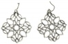 Lucky Brand Silver-Tone Openwork Drop Earrings