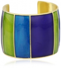 Kenneth Cole New York Modern Geo Striped Cuff Bracelet