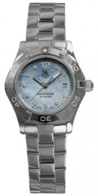 TAG Heuer Women's WAF1419.BA0824 Aquaracer Quartz Blue Mother-of-Pearl Dial Watch