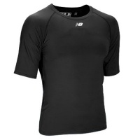 New Balance TMT9313 Short Sleeve Compression Top - Large Black