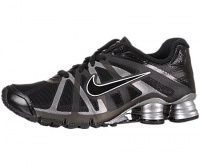 Nike Women' s Shox Roadster+ Black / Black-Metallic Silver 	6 B(M) US