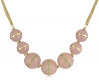 Kenneth Cole New York Modern Rose Pave Round Bead Necklace