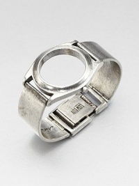 A faceless, watch-inspired design that's truly unique and whimsical. SilverplatedLength, about 8Fold-over clasp closureMade in USA