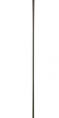 Normande Lighting 150W Incandescent Torchiere Lamp, Brushed Steel