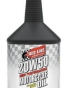 Red Line 42504 20W-50 Motorcycle Oil - 1 Quart