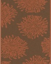 Area Rug 5x7 Rectangle Contemporary Brown-Rust Color - Surya Basilica Rug from RugPal