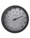 Skagen 5 Black Case Silver Dial Wall hygrometer #CL-WH06SBS