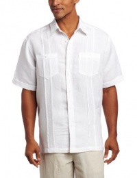 Cubavera Men's Big-Tall Short Sleeve Two Pocket Tuck Essential Shirt