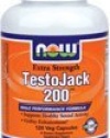 TestoJack 200 Extra Strength Now Foods 120 VCaps