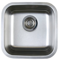 Blanco BL441026 BlancoStellar Bar Bowl Undermount Sink, Refined Brushed