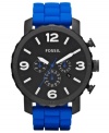 Fossil's Nate collection highlights durable watches designed for the adventurous man.