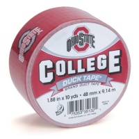 Duck Brand 240560 Ohio State University College Logo Duct Tape, 1.88-Inch by 10 Yards, Single Roll