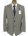 Calvin Klein Mens Steel Gray Slim Fit Suit