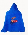 Disney Cars Hooded Towel 100% Cotton - Lightning McQueen