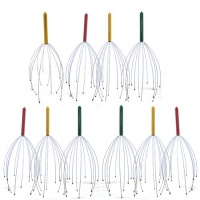 Head Neck Scalp Massager | Pack of 10 Colors Vary| Provides Deep Relaxation, Perfect For Everyone! |Seeking Health