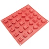 Freshware 30-Cavity Silicone Chocolate, Jelly and Candy Mold