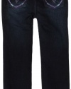 Levi's Girls 2-6x Toddler 1607 Heartbreaker Slim Straight Jean, Blackbird, 4T