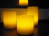 Flameless Candles; LED Candles with Remote Control, Round Pillar Real Wax Candles, 3-inch, 4-inch, 5-inch and 6-inch Candles Set of 4