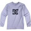 DC Boys 8-20 Star Long Sleeve Tee,Heather Gray,Medium (10/12)