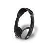 Coby CV121 Deep Bass Stereo Headphones with In-line Volume Control, Black