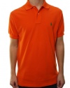 Polo Ralph Lauren Men's Short Sleeve w/Small Pony Polo Shirt Orange