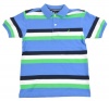 Nautica Sportwear Big Boys Striped Pique Polo (18/20, Dragonfly)