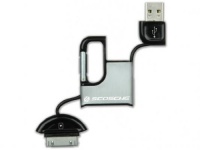 Scosche IPUSBM3 clipSYNC - Charge and Sync Cable for iPod and iPhone