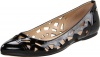 Calvin Klein Women's Emilia Flat, Black Patent, 7 M US