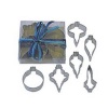 Dress My Cupcake DMC41CC1950 Mini Ornament 6-Piece Cookie Cutter Set