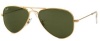 Ray Ban Sunglasses Aviator Small Metal RB3044 L0207 Arista/Crystal Green, 52mm