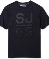 This Sean John graphic tee is simple and classy.