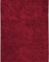 Area Rug 3x5 Rectangle Shag Red Color - Surya Aros Area Rug from RugPal.com