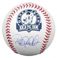 Derek Jeter Autographed DJ3K Logo Baseball - Holo - Steiner Sports Certified - Autographed Baseballs