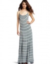 Gypsy 05 Women's Cora Silk Maxi Dress, Grey, M US