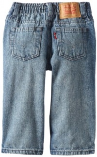 Levi's Baby Boys 526 Elastic W/B Loose Straight Jean, TRAVELER, 24 Months