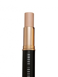 As featured in InStyle magazine's Best Beauty Buys. Bobbi's innovative stick, designed for portability and adjustable coverage. Easy to apply and blend all over the face or just where you need it. Available in a range of skin tone-correct shades to warm and flatter the complexion. For all skin types, except very oily. 