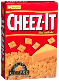 Cheez-It Baked Snack Crackers, Original, 13.7-Ounce Boxes (Pack of 4)