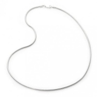 Italian Solid Sterling Silver Snake Chain, 16, 18, 20, 22, 24 or 30 Length, 1.2 mm Width, Thick and Luxurious, Packaged in an Organza Gift Bag