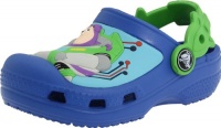 Crocs Woody & Buzz Lightyear Clog (Toddler/Little Kid),Sea Blue/Lime Green,4-5 M US Toddler