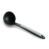 This Calphalon nylon ladle features extra-long, ergonomic handle for easy maneuvering in deep stockpots and sauce pots. Its unique grip-anywhere handle lets you decide where to hold it.