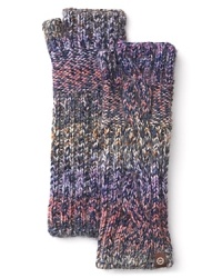 UGG® Australia's space-dyed, fingerless wool gloves are richly textured and vividly hued for ultra-cozy winter style.