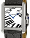 Cartier Men's W5200018 Tank Solo Silver Dial Watch