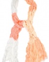 Capri Extra Long Scarf with Shades of Color Scarf Colors: Orange