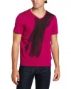 Calvin Klein Sportswear Men's Short Sleeve V-neck Print Tee