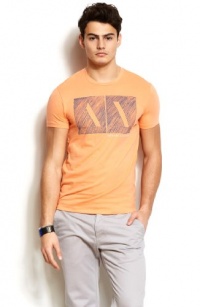 Armani Exchange Mens Shaded Box Logo Tee