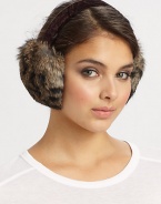 Dyed rabbit hair adds irresistible luxury to this classic cold-weather defender featuring MP3 capability.Removable MP3 cordDyed rabbit furImportedFur origin: China