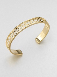 EXCLUSIVELY AT SAKS.COM From the Serpentine Collection. An exotic yet minimalist style featuring a open, snakeskin-inspired design. 18k goldplated sterling silverSlip-on styleImported 