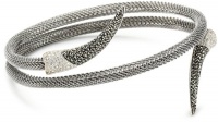 Judith Jack Mesh Allure Sterling Silver and Stainless Steel Coil Bracelet