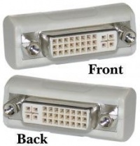 DVI-I Female / Female Gender Changer / Coupler